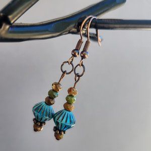 Handmade Rustic Handmade Drop Earrings
